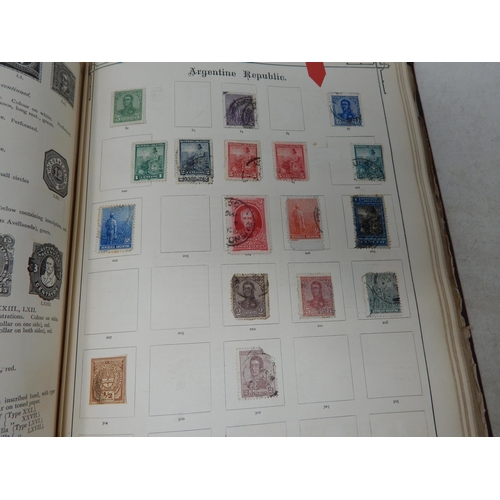 26 - An important collection of stamps housed in a vintage Imperial album dated September 1892 although n... 