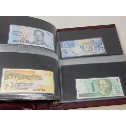 44 - Superb collection of banknotes of the World all crisp and choice Uncirculated housed in album