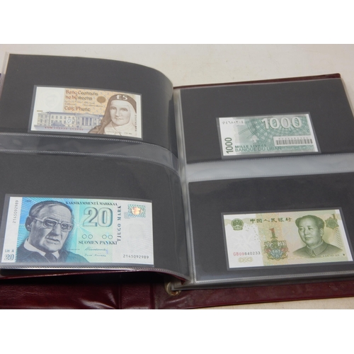 44 - Superb collection of banknotes of the World all crisp and choice Uncirculated housed in album