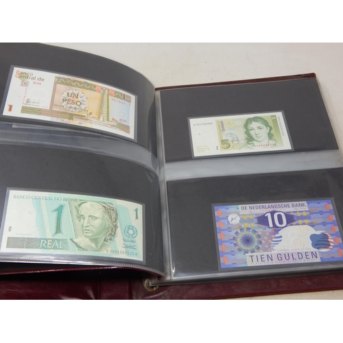 44 - Superb collection of banknotes of the World all crisp and choice Uncirculated housed in album