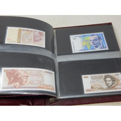 44 - Superb collection of banknotes of the World all crisp and choice Uncirculated housed in album