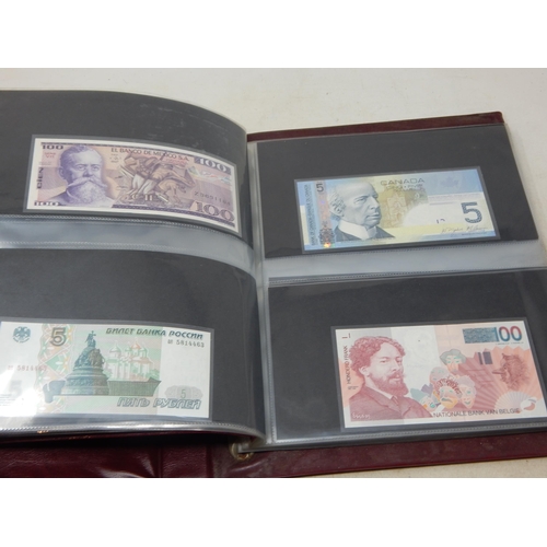 44 - Superb collection of banknotes of the World all crisp and choice Uncirculated housed in album