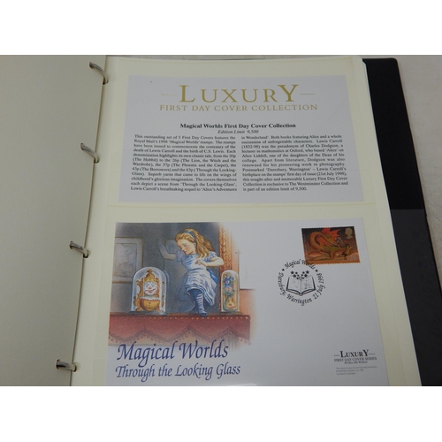 48 - Luxury First Day Covers housed in 2 x collectors albums twinned with a Channel Island stamp collecti... 