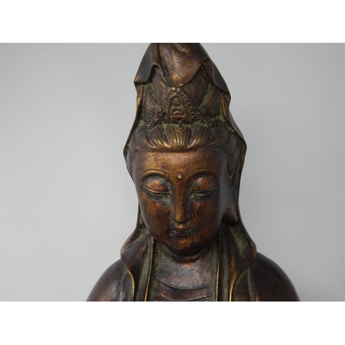 548 - Large Resin Statue of Buddha: Height 54cm