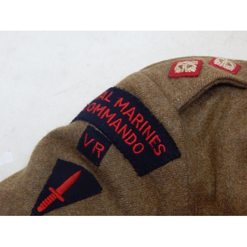 442 - Royal Marines Commando Lieutenants Uniform Comprising Tunic & Trousers: Size 4 Dated 1952