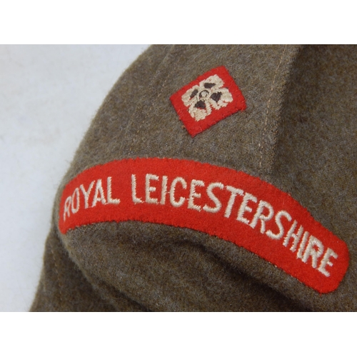 443 - Royal Leicestershire Uniform Comprising Tunic & Trousers: Size 8 Dated 1954