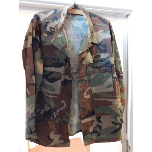 446 - U.S Army Paratroopers Uniform Comprising Jacket & Trousers.