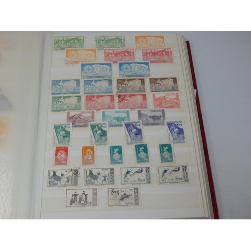 89 - 2 x Chinese Stamps Albums Crammed with a Huge Quantity of Stamps 1949 onwards: Mint & Used. Many Set... 