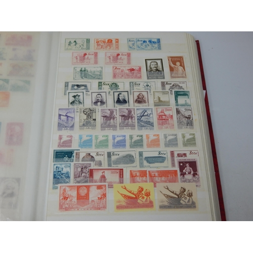 89 - 2 x Chinese Stamps Albums Crammed with a Huge Quantity of Stamps 1949 onwards: Mint & Used. Many Set... 