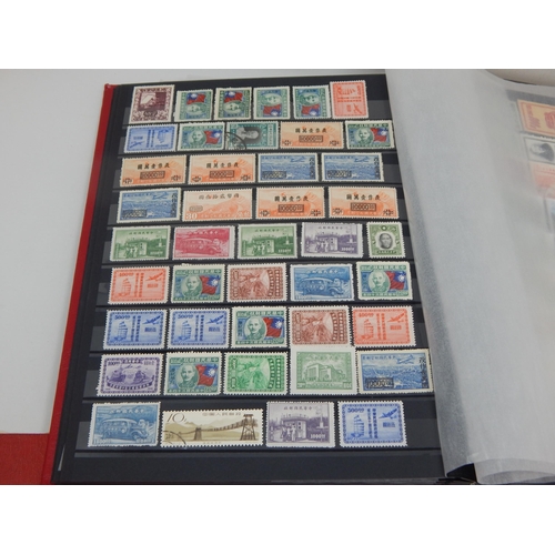 89 - 2 x Chinese Stamps Albums Crammed with a Huge Quantity of Stamps 1949 onwards: Mint & Used. Many Set... 