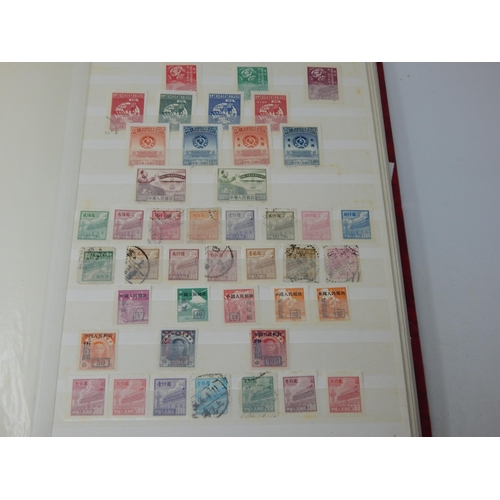 89 - 2 x Chinese Stamps Albums Crammed with a Huge Quantity of Stamps 1949 onwards: Mint & Used. Many Set... 