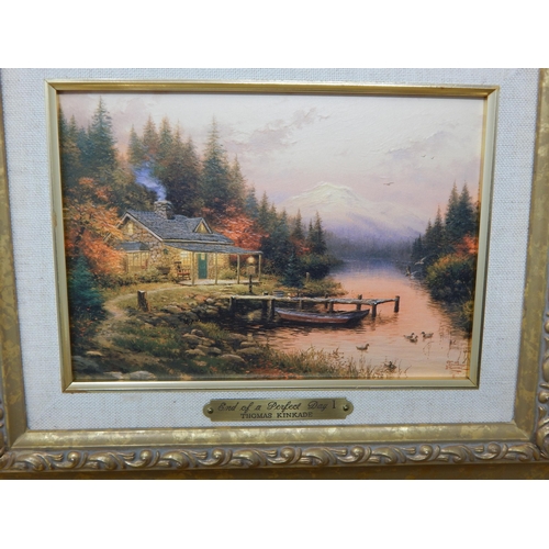 284 - Thomas Kinkade (American 1958-2012) Limited Edition Canvas Prints with Hand Embellished Accents: Bri... 