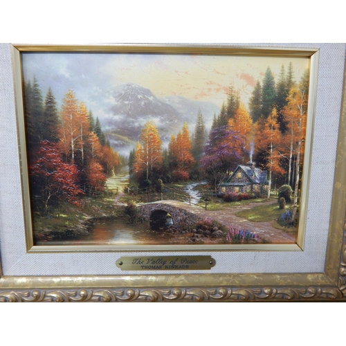 284 - Thomas Kinkade (American 1958-2012) Limited Edition Canvas Prints with Hand Embellished Accents: Bri... 