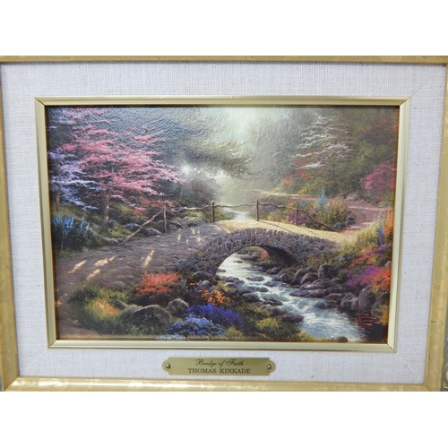 284 - Thomas Kinkade (American 1958-2012) Limited Edition Canvas Prints with Hand Embellished Accents: Bri... 