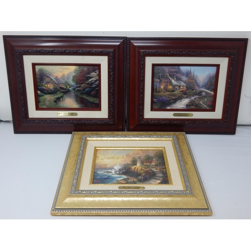 285 - Thomas Kinkade (American 1958-2012) Limited Edition Canvas Prints with Hand Embellished Accents: Twi... 