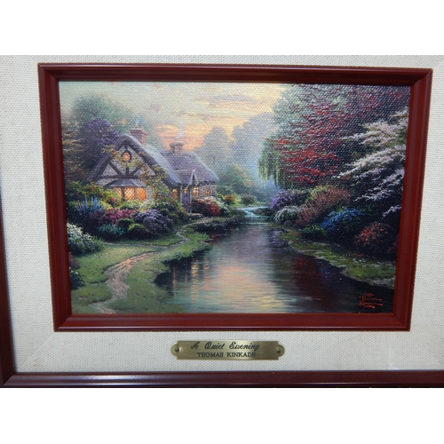 285 - Thomas Kinkade (American 1958-2012) Limited Edition Canvas Prints with Hand Embellished Accents: Twi... 