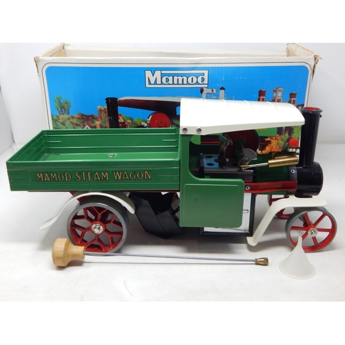 344 - MAMOD: Real Live Steam Wagon (Boxed) Appears Unused