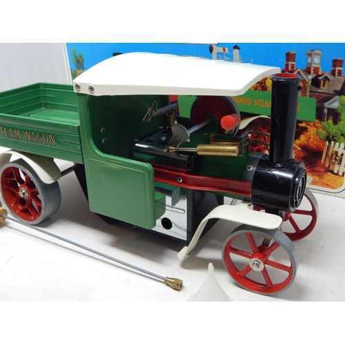 344 - MAMOD: Real Live Steam Wagon (Boxed) Appears Unused