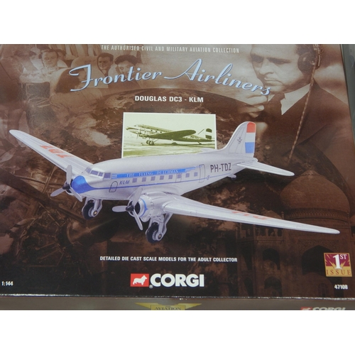 357 - CORGI: 1:144 Scale Models: Lockheed C-121A Constellation MATS, Lockheed Constellation Eastern Airlin... 