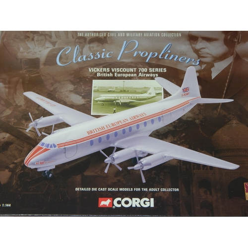 357 - CORGI: 1:144 Scale Models: Lockheed C-121A Constellation MATS, Lockheed Constellation Eastern Airlin... 