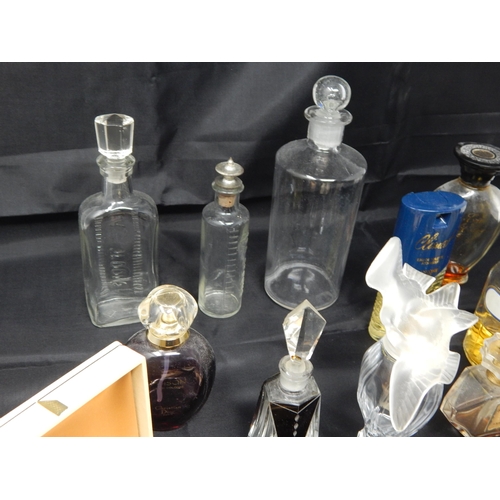 485 - A Collection of Perfume & Medical Bottles