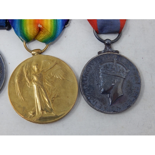 24 - Group of First World War/Second World War Medals awarded to 4795 Pte H G Lambert 9/LRS