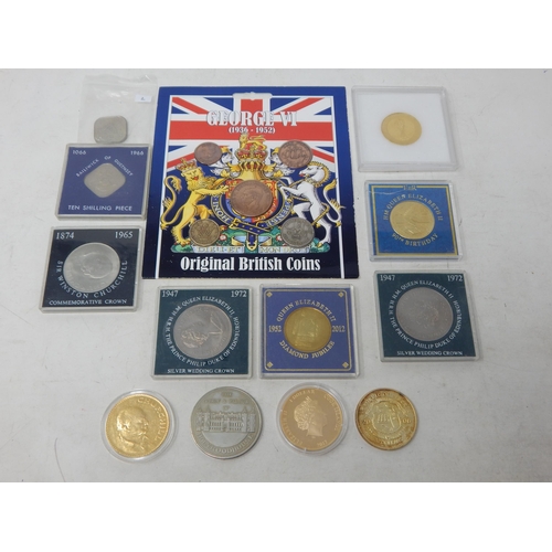 4 - UK Proof Sets 1970, 1971, 1976, 1978, 1980, 1982; selection of modern coinage inc Crowns, sets etc (... 