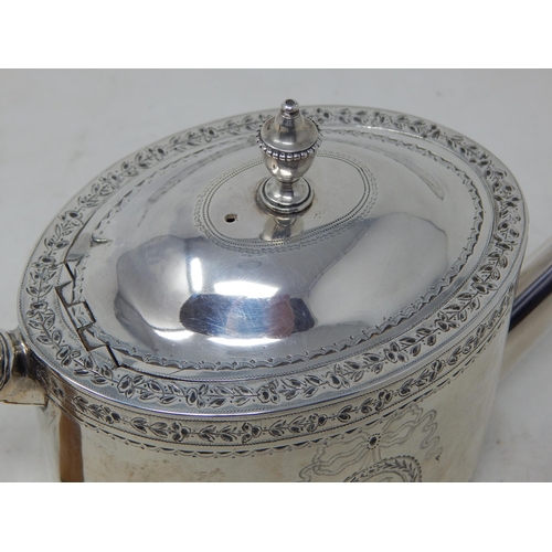 151 - George III Silver Teapot Hallmarked London 1782: Gross weight 366g