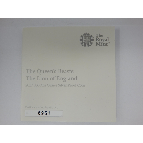 102 - Royal Mint: The Queens Beasts 2017 