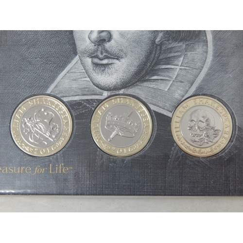 120 - Royal Mint £2 Brilliant Uncirculated Coins in Sealed Packs of Issue: 2016 The Army, 2016 Shakespeare... 