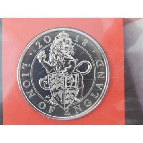 122 - Royal Mint £5 Brilliant Uncirculated Coins in Sealed Packs of Issue: 2016 When England Welcomed The ... 