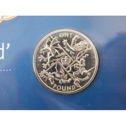 126 - Royal Mint £1 Brilliant Uncirculated Coins in Sealed Packs of Issue: 2016 The Last Round Pound (2), ... 