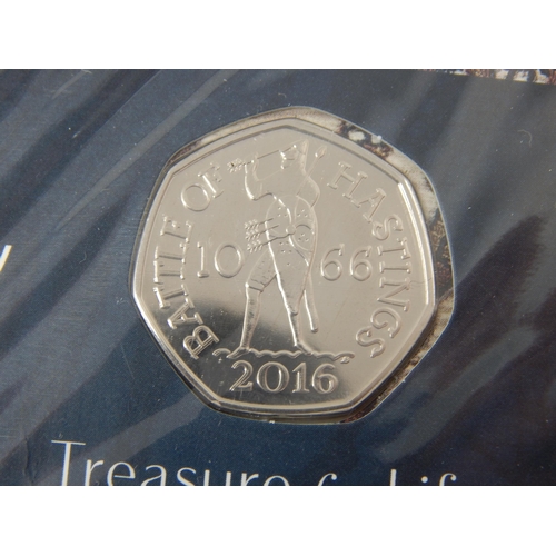 127 - Royal Mint 5op Brilliant Uncirculated Coins in Sealed Packs of Issue: 2016 Team GB Believe in Extrao... 