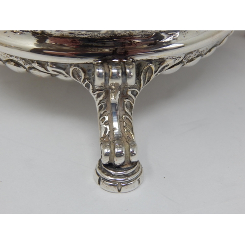 243 - Edwardian Silver Ornate Footed Bowl Hallmarked London 1903 by Fenton Russell & Co: Weight 276g