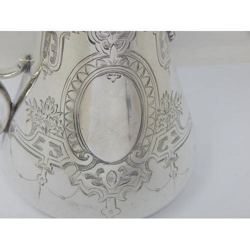 246 - Victorian Silver Cream Jug Hallmarked London 1881: Weight 200g