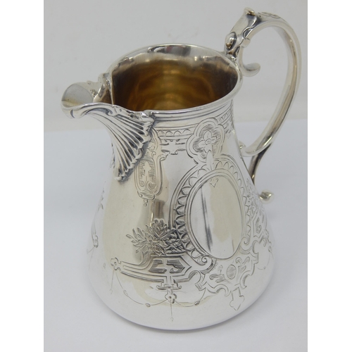 246 - Victorian Silver Cream Jug Hallmarked London 1881: Weight 200g