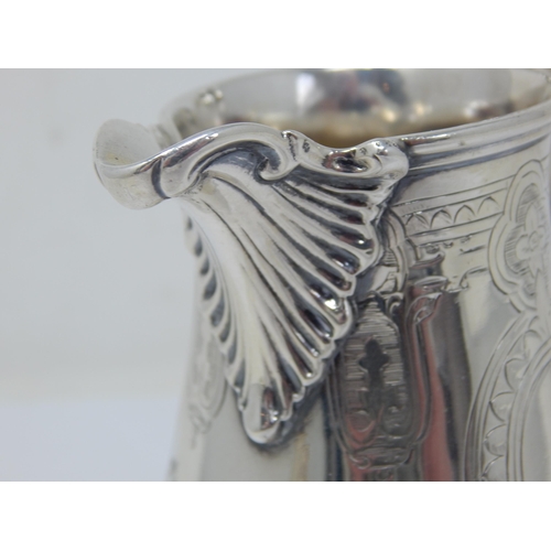 246 - Victorian Silver Cream Jug Hallmarked London 1881: Weight 200g