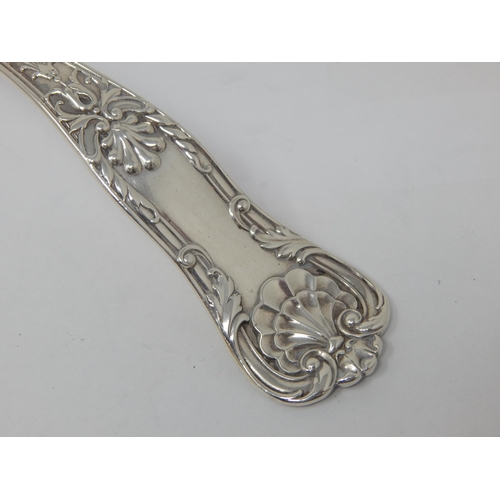 252 - Edwardian Silver Kings Pattern Soup Ladle Hallmarked Birmingham 1904 by Gorham Manufacturing: Weight... 