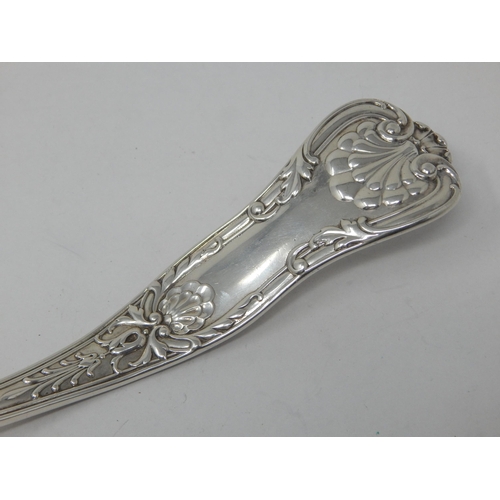 252 - Edwardian Silver Kings Pattern Soup Ladle Hallmarked Birmingham 1904 by Gorham Manufacturing: Weight... 