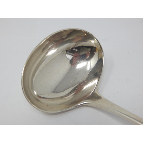 258 - George III Silver old English Pattern Sauce Ladle Hallmarked London 1810 by Peter & William Bateman:... 