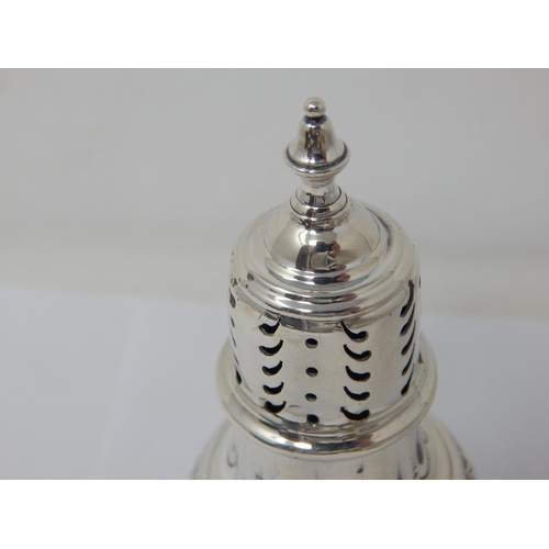 261 - Victorian Silver Sugar Caster Hallmarked London 1888 by Sibray Hall & Co: Weight 76g