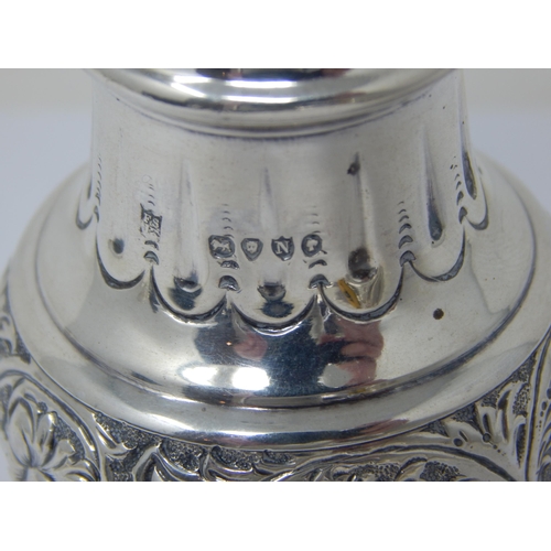 261 - Victorian Silver Sugar Caster Hallmarked London 1888 by Sibray Hall & Co: Weight 76g