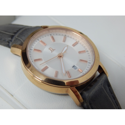 295 - Ladies Incitatus Byerley Wristwatch with Date Aperture on Leather Strap: Limited Edition 304/500 in ... 