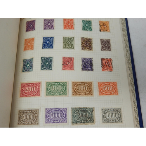 136 - 2 x Vintage Stamp Albums containing an A-Z of World Stamps: Huge Catalogue Value: Sorting Will Rewar... 