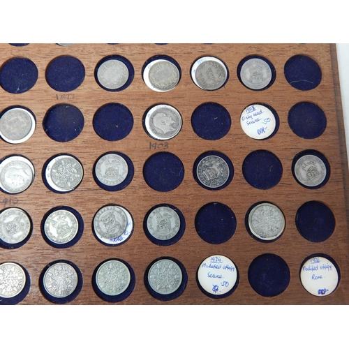 88 - A Collection of Victoria & Later Silver Sixpences 1869-1935