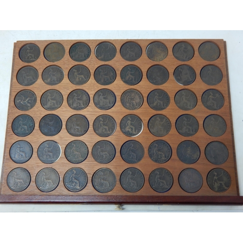 91 - A Collection of Victoria Pennies 1860-1895