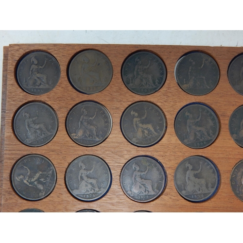 91 - A Collection of Victoria Pennies 1860-1895