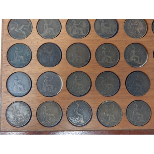 91 - A Collection of Victoria Pennies 1860-1895