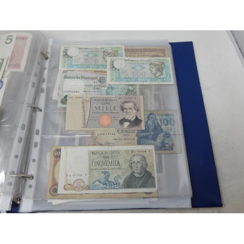 60 - Collection of Banknotes of the World housed in collectors album