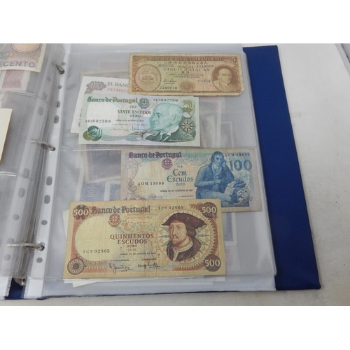 60 - Collection of Banknotes of the World housed in collectors album